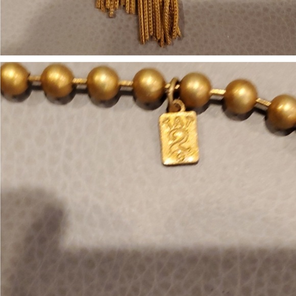 Tat2 14k Gold Plated Tastle Necklace - Picture 3 of 4